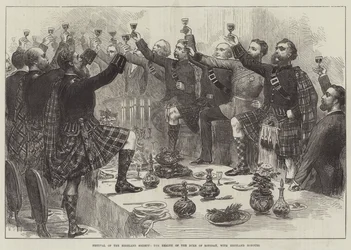 Festival of the Highland Society, the Health of the Duke of Rothsay, with Highland Honours