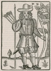 Finsbury Archers Ticket for the Shooting of 1676