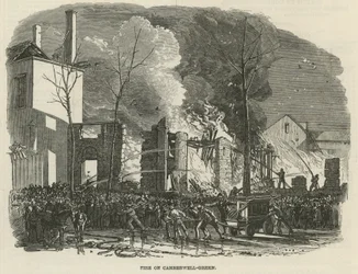 Fire on Camberwell Green