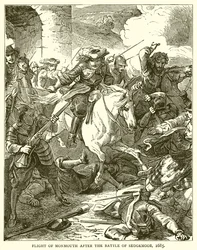 Flight of Monmouth after the Battle of Sedgemoor, 1685