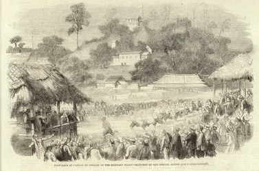 Foot Race at Canton by Coolies of the Military Train