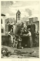 Fountain of the Siren in Carrara