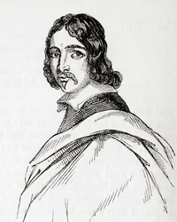 Francis Moore, British physician and astrologer, from Old England: A Pictorial Museum, published 1847