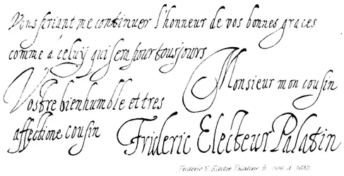 Frederic V Elector Palatine, born 1596, died 1632