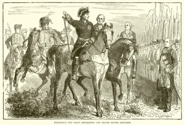 Frederick the Great Addressing the Troops before Leuthen