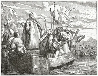 Friedrich crossing to Asia Minor, 1882