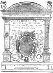 Frontispiece from Monas Hieroglyphica by John Dee