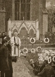 Funeral of Lord Beaconsfield at Hughenden