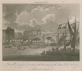 Funeral Procession by Water with the Remains of the Late Lord Nelson