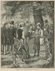 Garden Party at Marlborough House on 23 July 1883