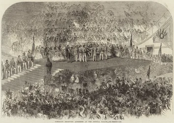 Garibaldi Receiving Addresses at the Crystal Palace