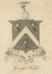 George Field, Armorial Bookplate, from 