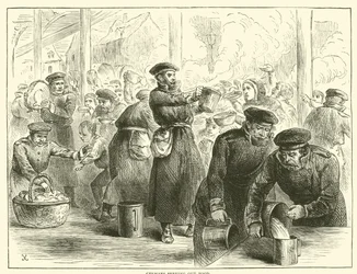 Germans Serving Out Food