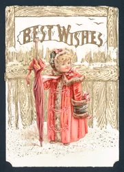 Girl Standing in the Snow