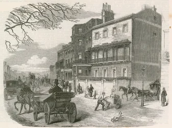 Gloucester House, Piccadilly, London, the residence of the late Duchess of Gloucester