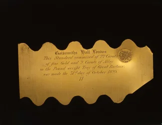Gold Trial Plate