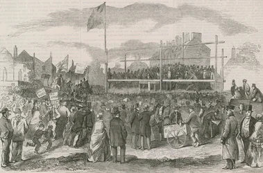 Great Open Air Demonstration Against the Chelsea New Bridge Toll