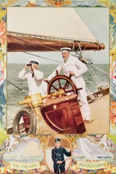 H.M. the King as a Yachtsman