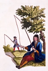 Habits of a Gentleman - Fishing, 1690