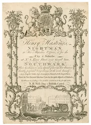Henry Hastings, Nightman, Trade Card