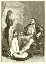 Henry VIII and Catharine Parr, 1546