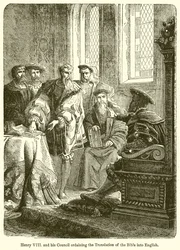 Henry VIII and His Council Ordaining the Translation of the Bible into English