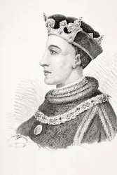 Henry V of England, illustration from 