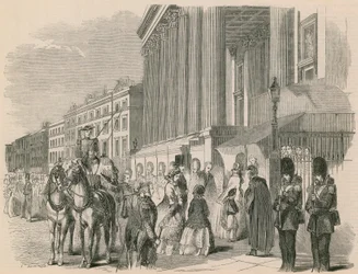 Her Majesty visiting the Exhibition of the Royal Academy