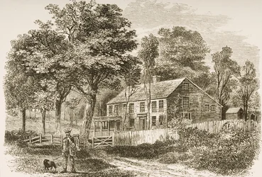 Home of the Historian, William H. Prescott, Pepperill, Near Boston