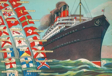 House Flags of Passenger Steamship Lines
