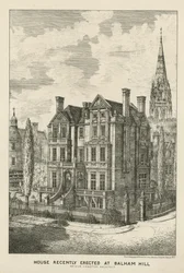 House Recently Erected at Balham Hill