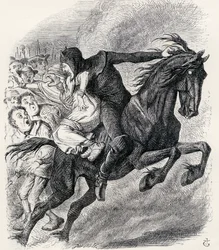 Illustration after J. Tenniel for the poem 