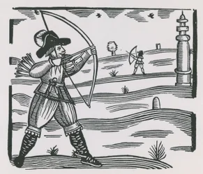 Illustration Depicting Archery