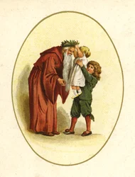 Illustration for The Coming of Father Christmas