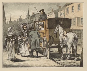 Illustration for The Diverting History of John Gilpin by William Cowper