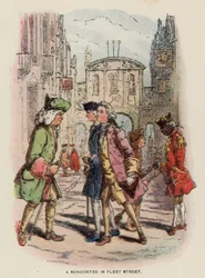 Illustration for The Virginians by Thackeray