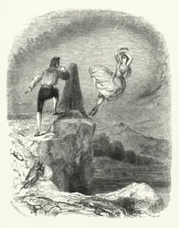 Illustration for the Ballet, Ondine or The Naiad