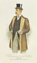 Illustration of British Costume, published by the John Williamson Company Ltd, 1897