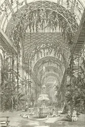 Interior view of the Crystal Palace, Sydenham