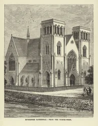 Inverness Cathedral, from the North-West