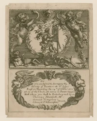 Invitation to the Society of Painters for 24 October 1678