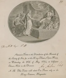 Invitation to the distribution of rewards of the Society of Arts