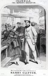 Isabella the Barbers Daughter, Advert for the Music of Harry Clifton, 1865