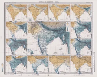 Isobars and Isohyets, India