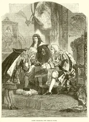 James Receiving the French Bribe