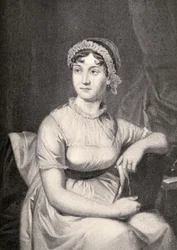 Jane Austen (1775-1817) illustration from 