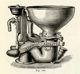 Jennings Improved Bramah Valve Closet, 1870