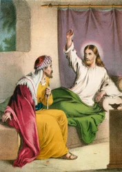 Jesus Christ and Nicodemus