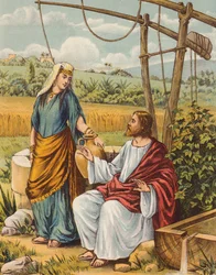 Jesus talking with the Woman of Samaria