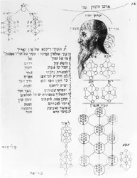 Jewish manuscript illustrating phrenology